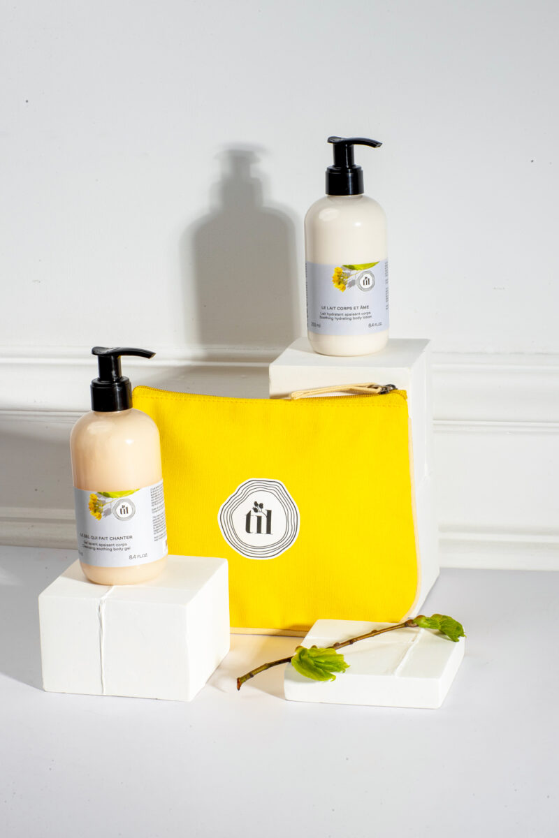 A Body Care Ritual by TiL, with the delicious scent of linden blossom. A shower gel, a body lotion and an absolute sunny set.